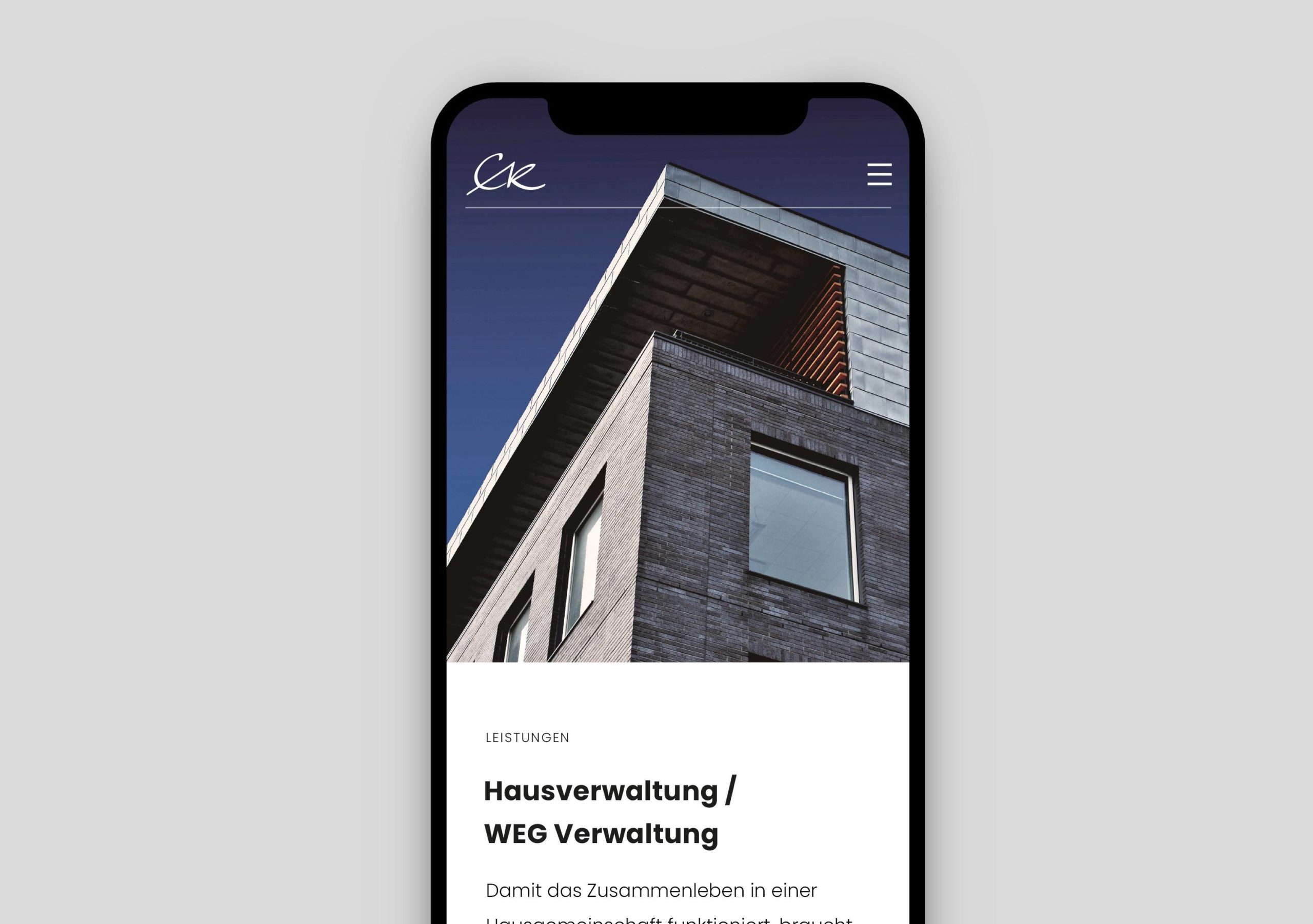 oui. studios – oui. studios – Kreativagentur - ER Immobilien - Website Mobil