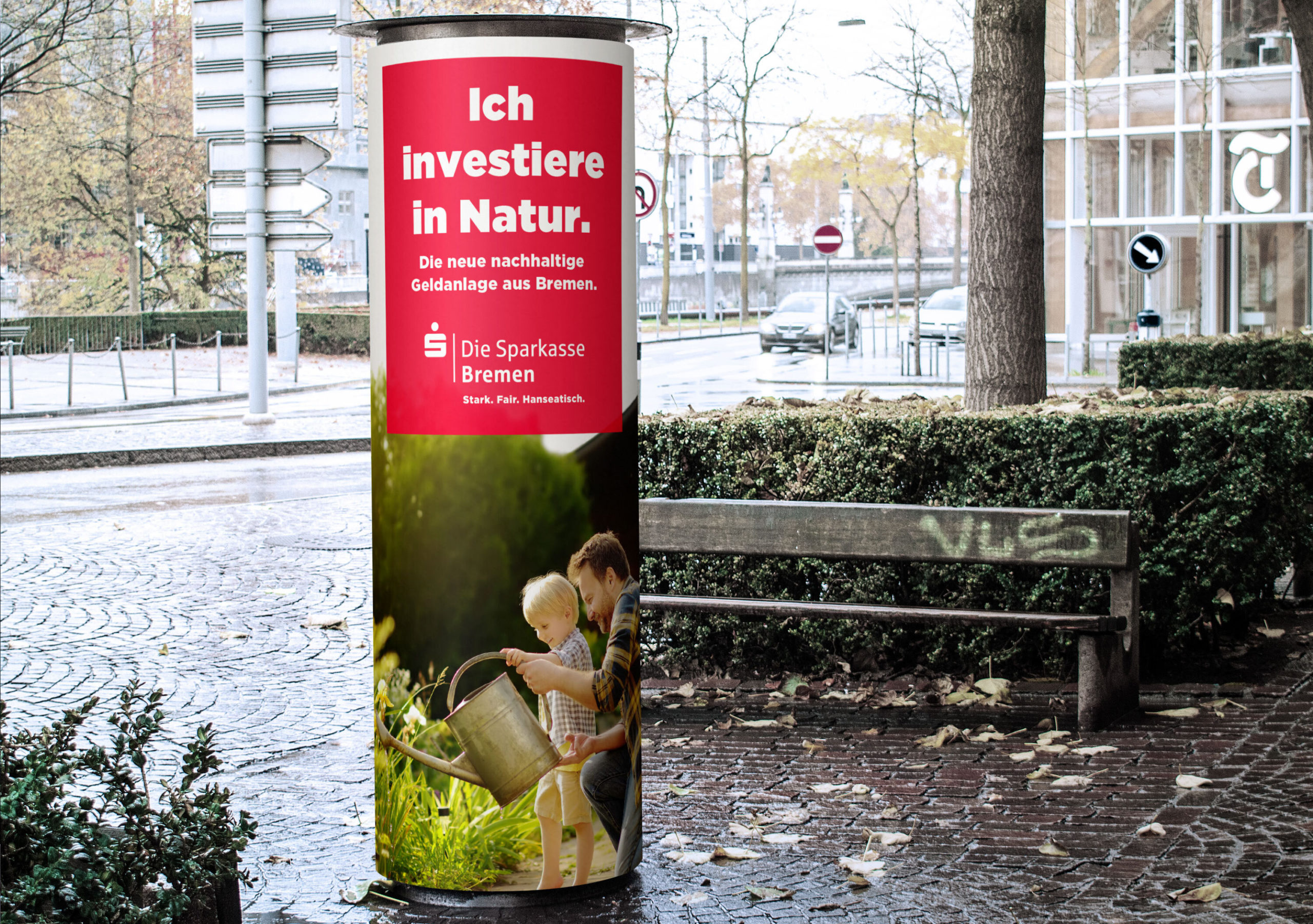 oui. studios – oui. studios – Kreativagentur - Sparkasse Bremen - Kampagne: Litfaßsäule