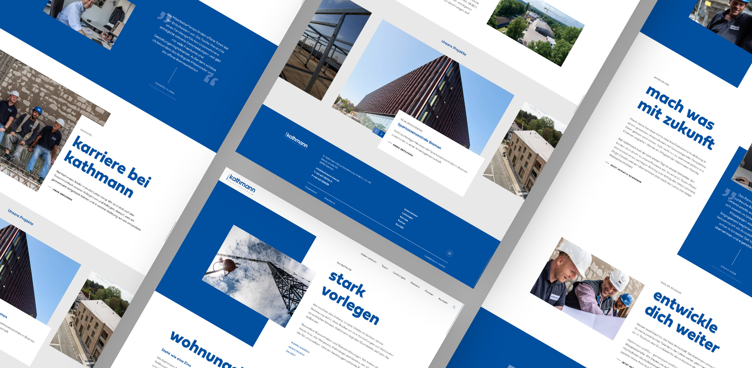 oui. studios – oui. studios – Kreativagentur - Kathmann Bauunternehmung: Website