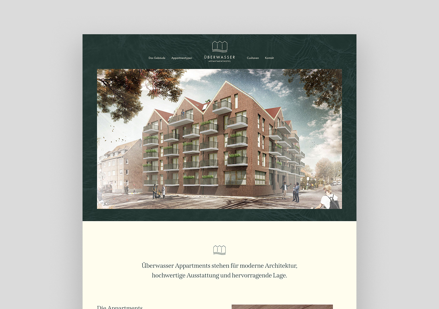 oui. studios – Überwasser Appartments - Website