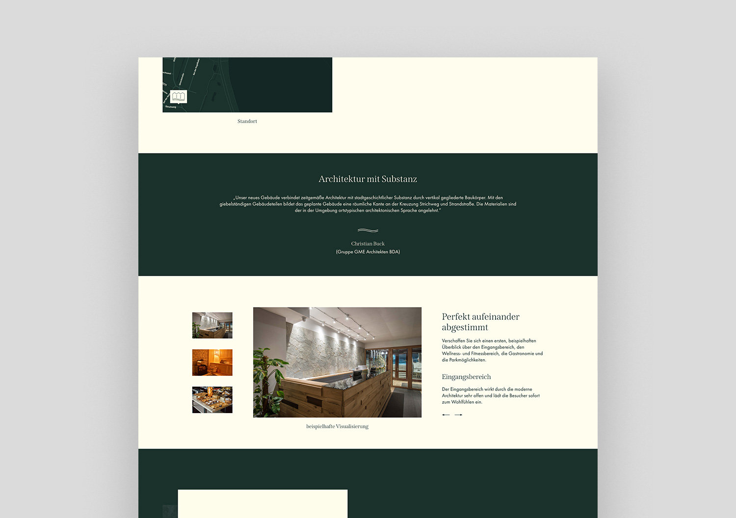 oui. studios – Überwasser Appartments - Website